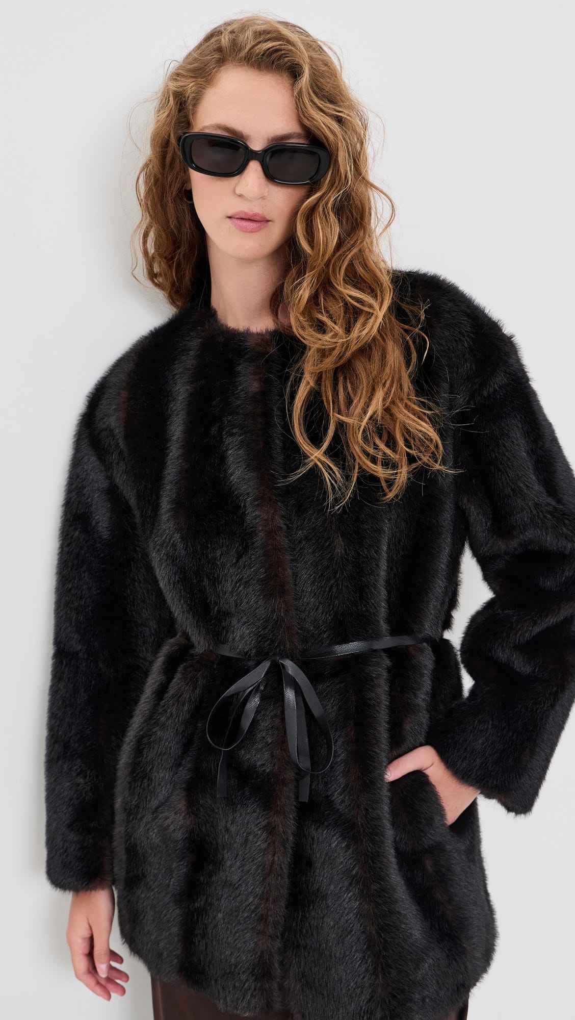 Velvet Coats & Jackets Velvet - Marmont Sherpa Jacket in mahogany
