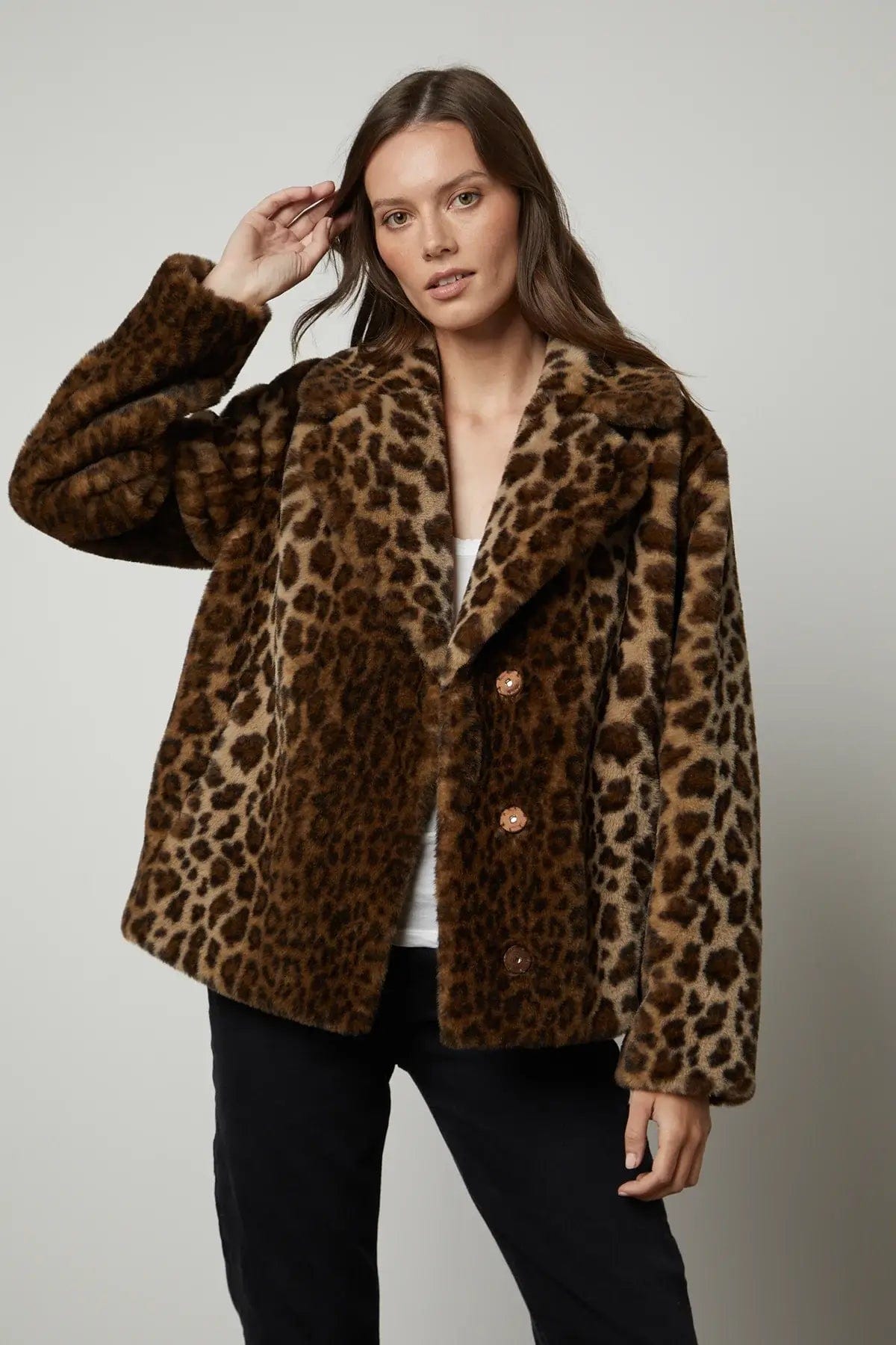 Velvet Jackets Velvet - Amani Jacket in Leopard