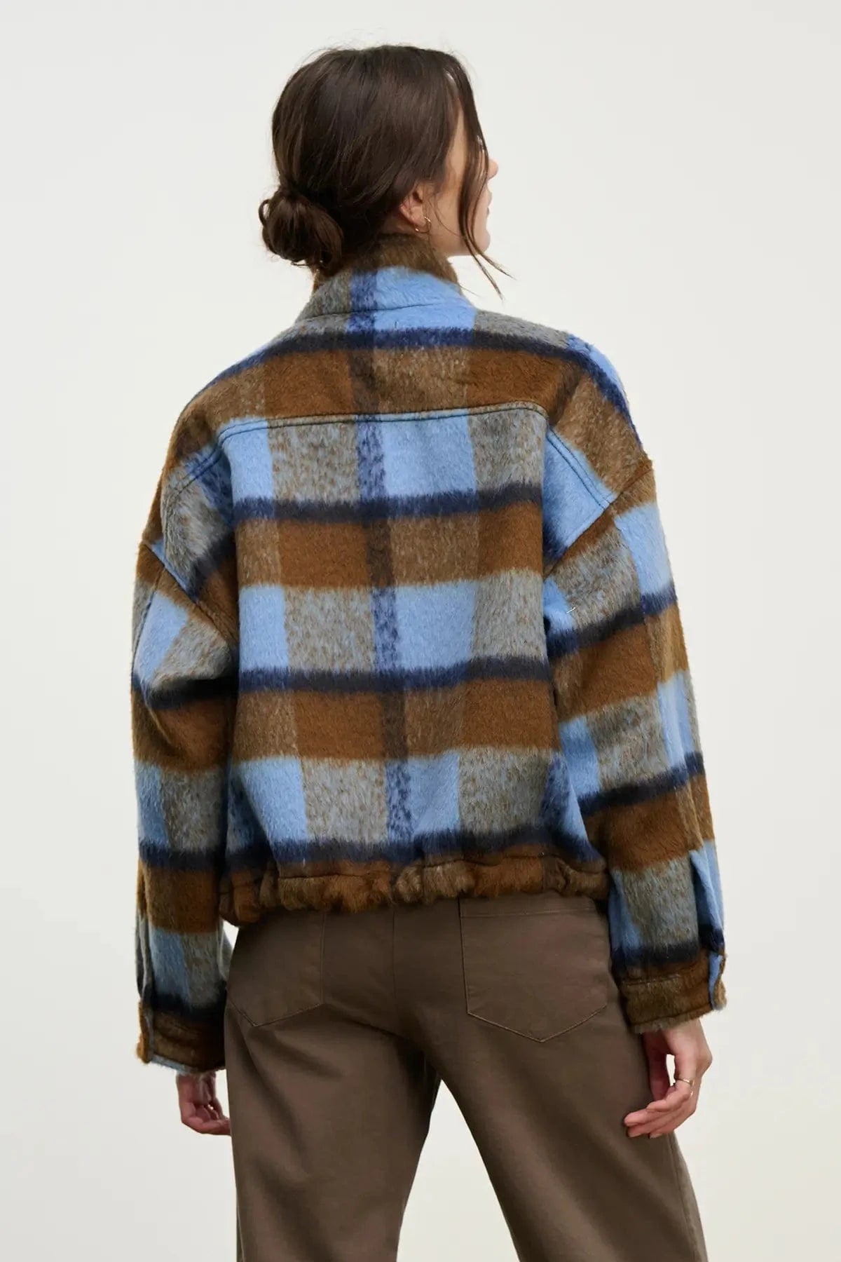 Velvet Jackets Velvet - Aubrey plaid jacket
