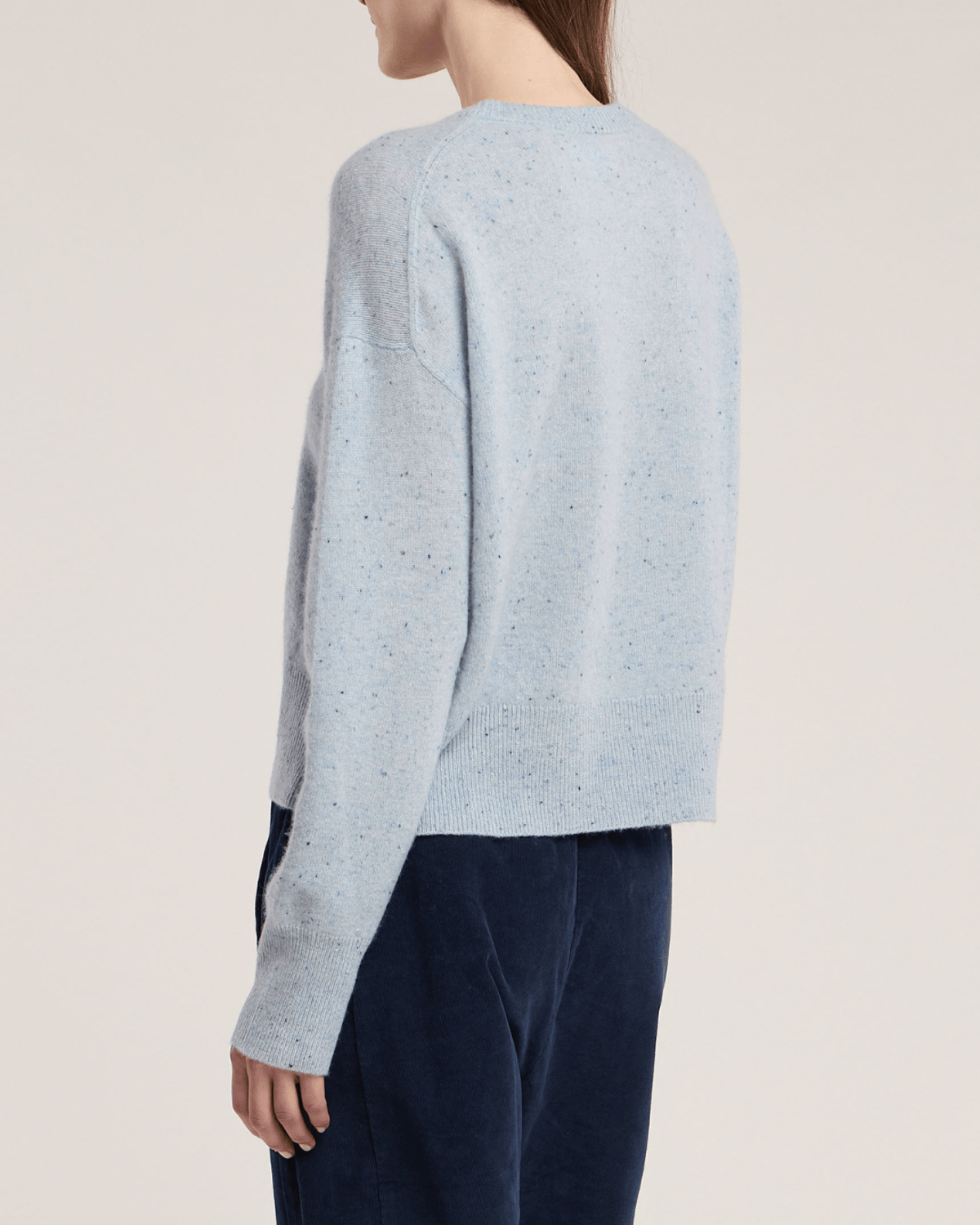 Velvet Knitwear Velvet - Alba Crewneck Sweater in Capri