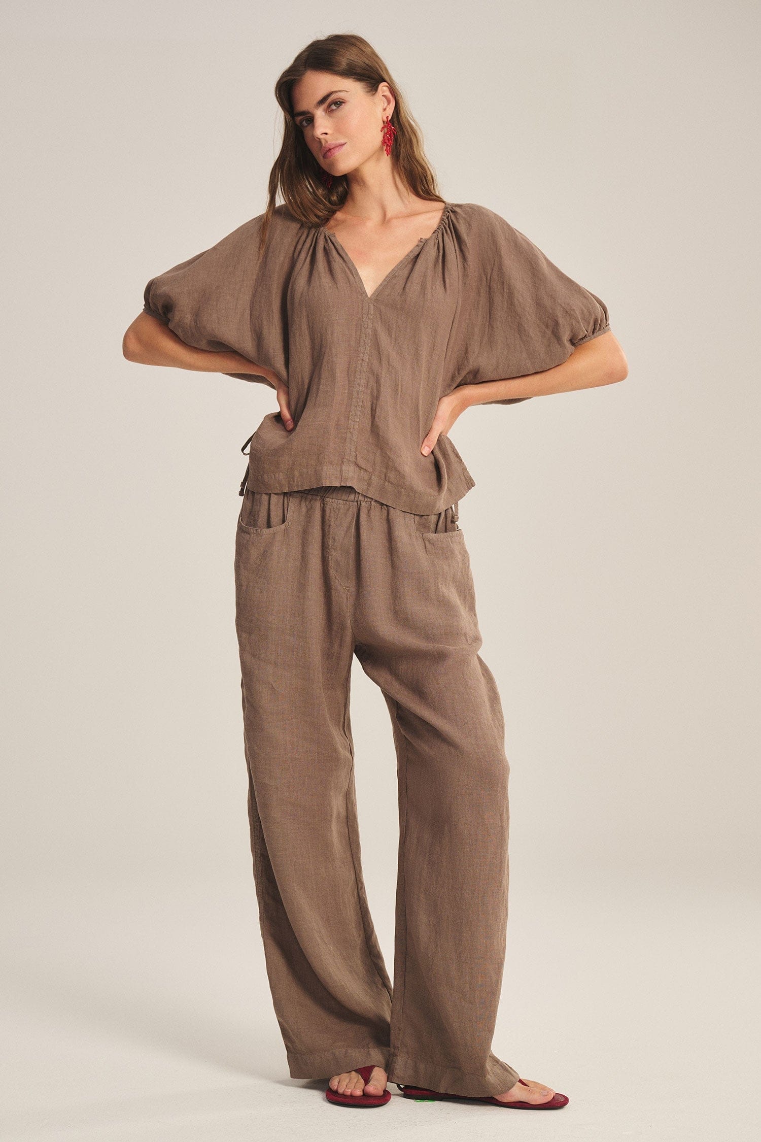 Velvet Pants Velvet - Clair Pants in Mudslide