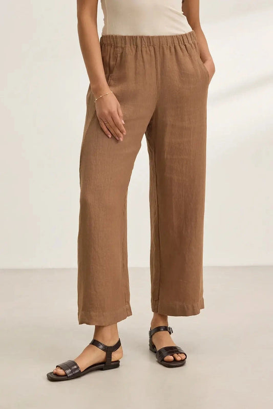 Velvet Pants Velvet - Lola Pant in Bark
