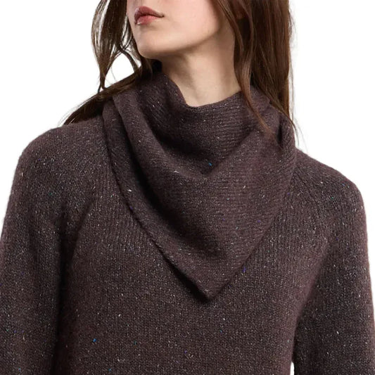Velvet Scarves & Shawls O/S Velvet - Karla Scarf in chocolate