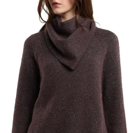 Velvet Scarves & Shawls O/S Velvet - Karla Scarf in chocolate