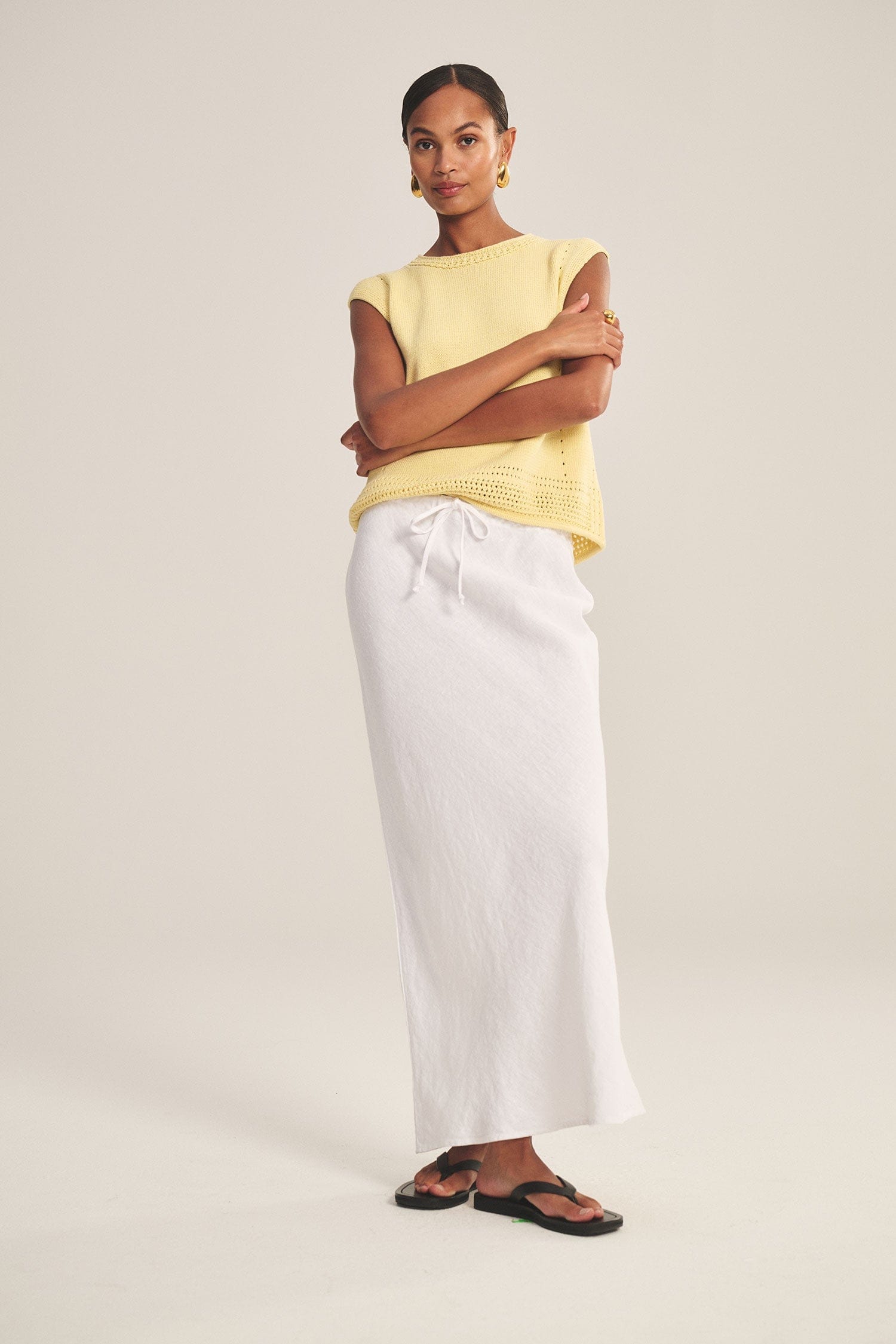 Velvet Skirts Velvet - Beka Skirt in white