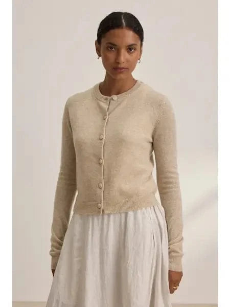 Velvet Sweater Velvet with Cleo Wade - Chrichet Sweater in Oatmeal