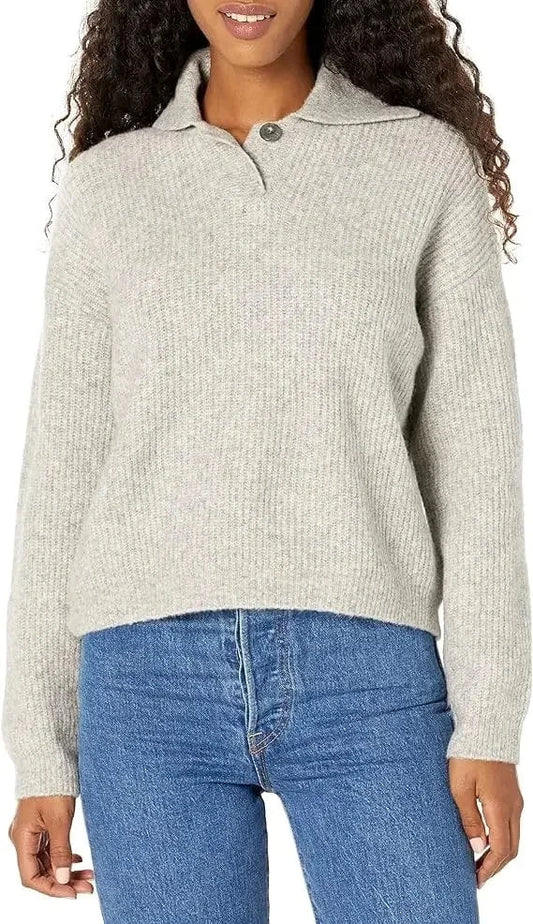 Velvet Sweaters S Velvet - Shay Sweater in Heather Gray