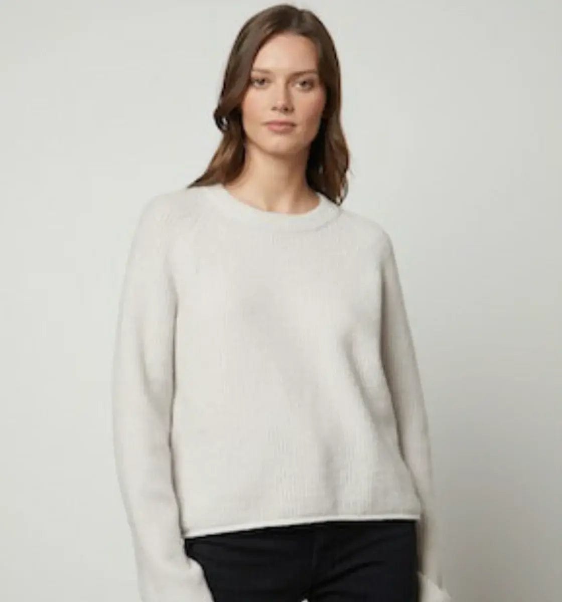 Velvet Sweaters Velvet - Britt Cardigan sweater in Snow