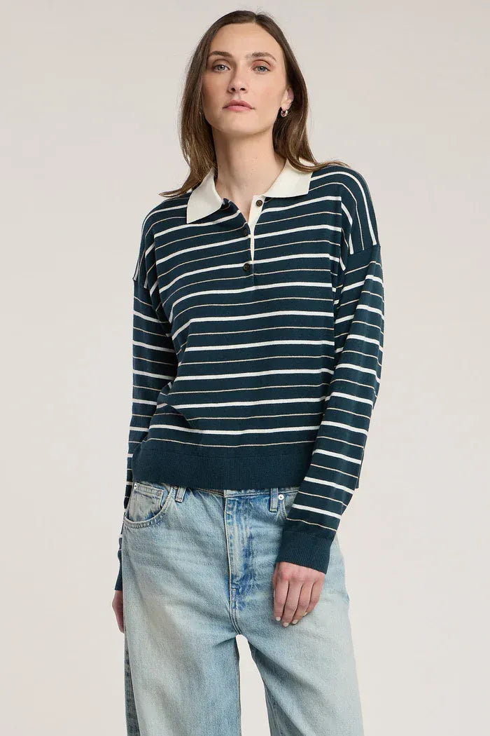 Velvet sweaters Velvet - Kaelin Polo Sweater in multi