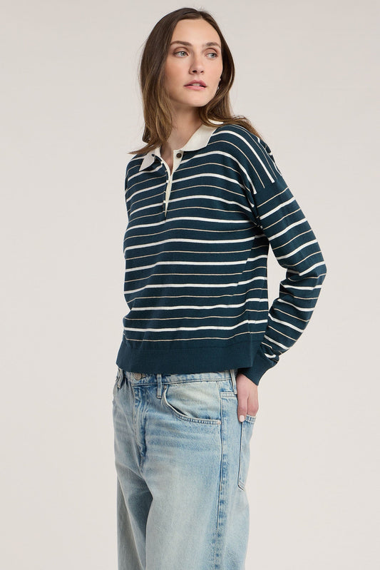 Velvet sweaters Velvet - Kaelin Polo Sweater in multi