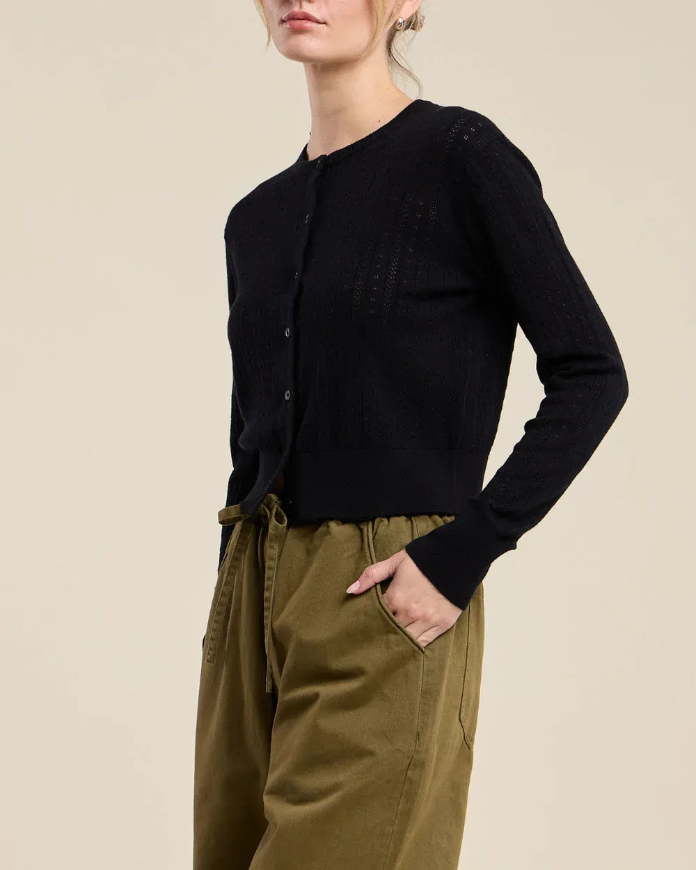 Velvet sweaters Velvet - Lavina Cardigan in black