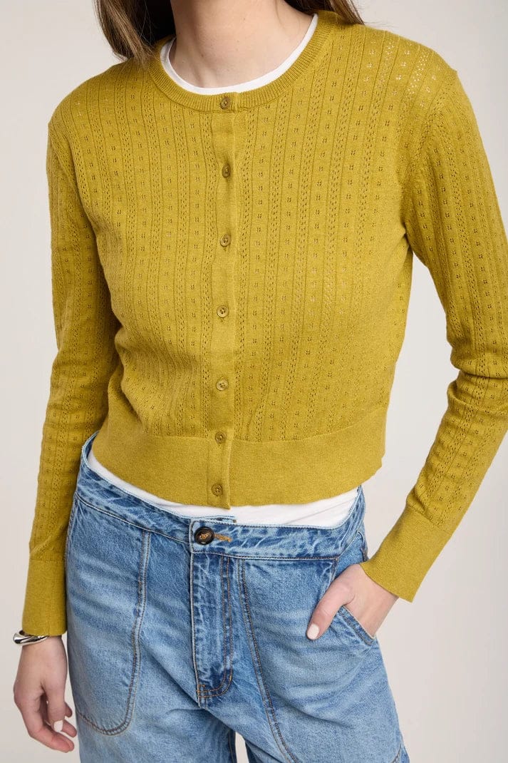 Velvet sweaters Velvet - Lavina Cardigan in Gold