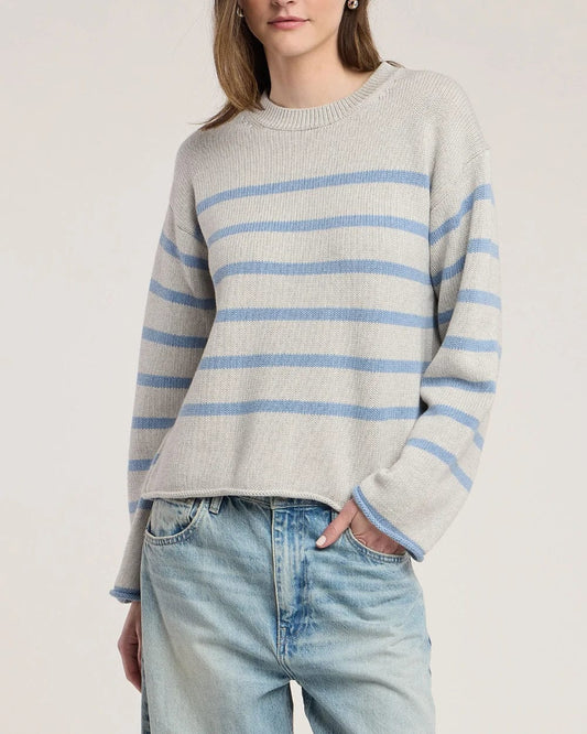 Velvet sweaters Velvet - Lucia crewneck in light heather