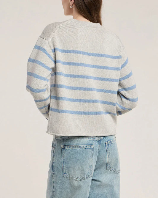 Velvet sweaters Velvet - Lucia crewneck in light heather