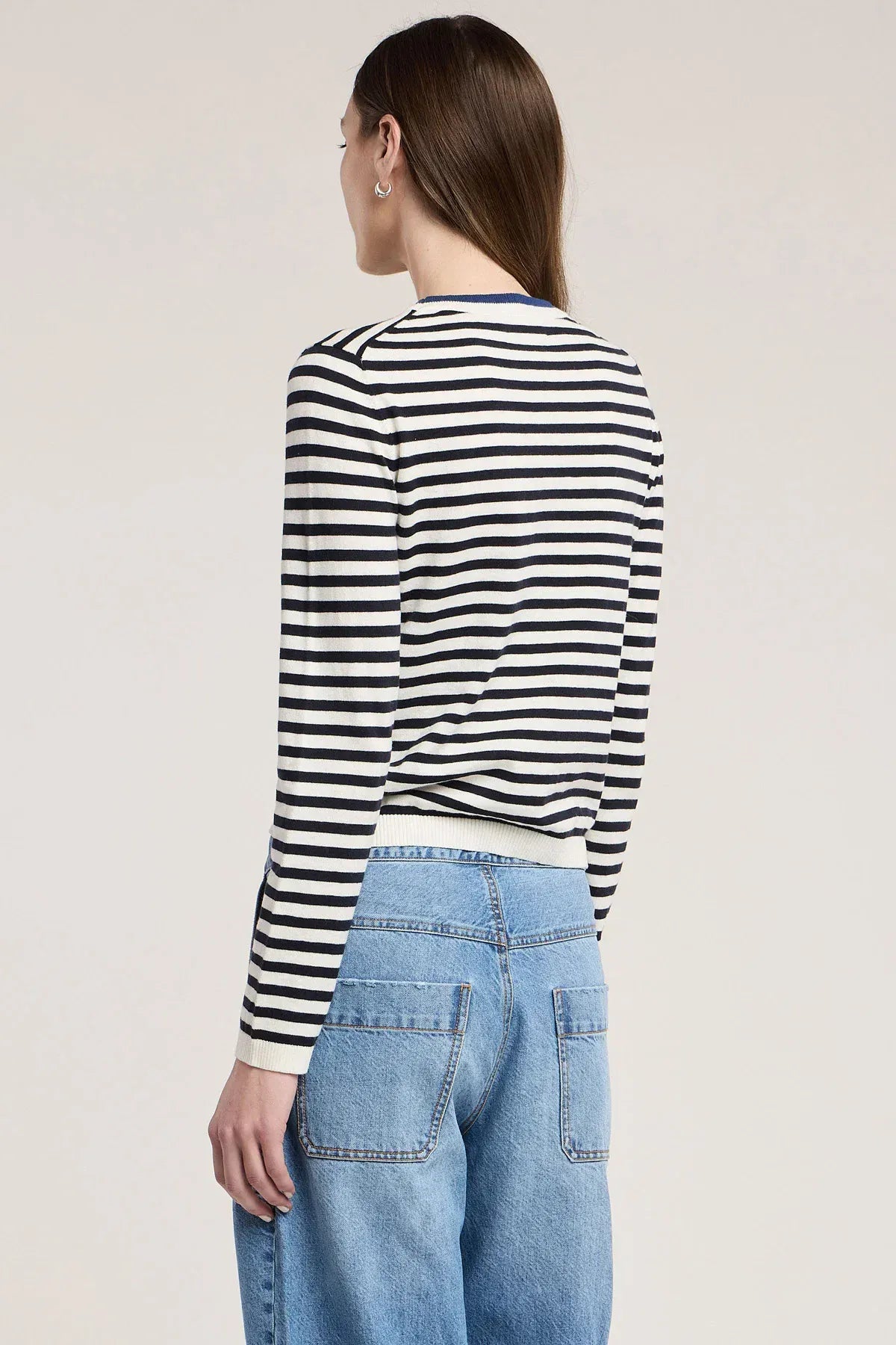 Velvet sweaters Velvet - Roxy crewneck in navy