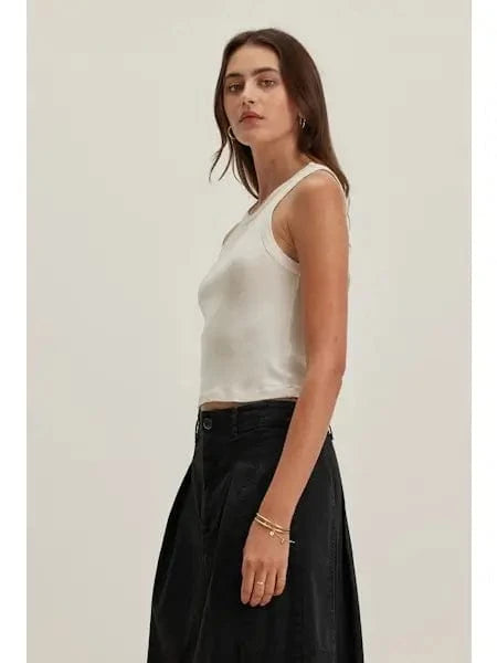Velvet Tees Velvet - Harla tank in Bisque