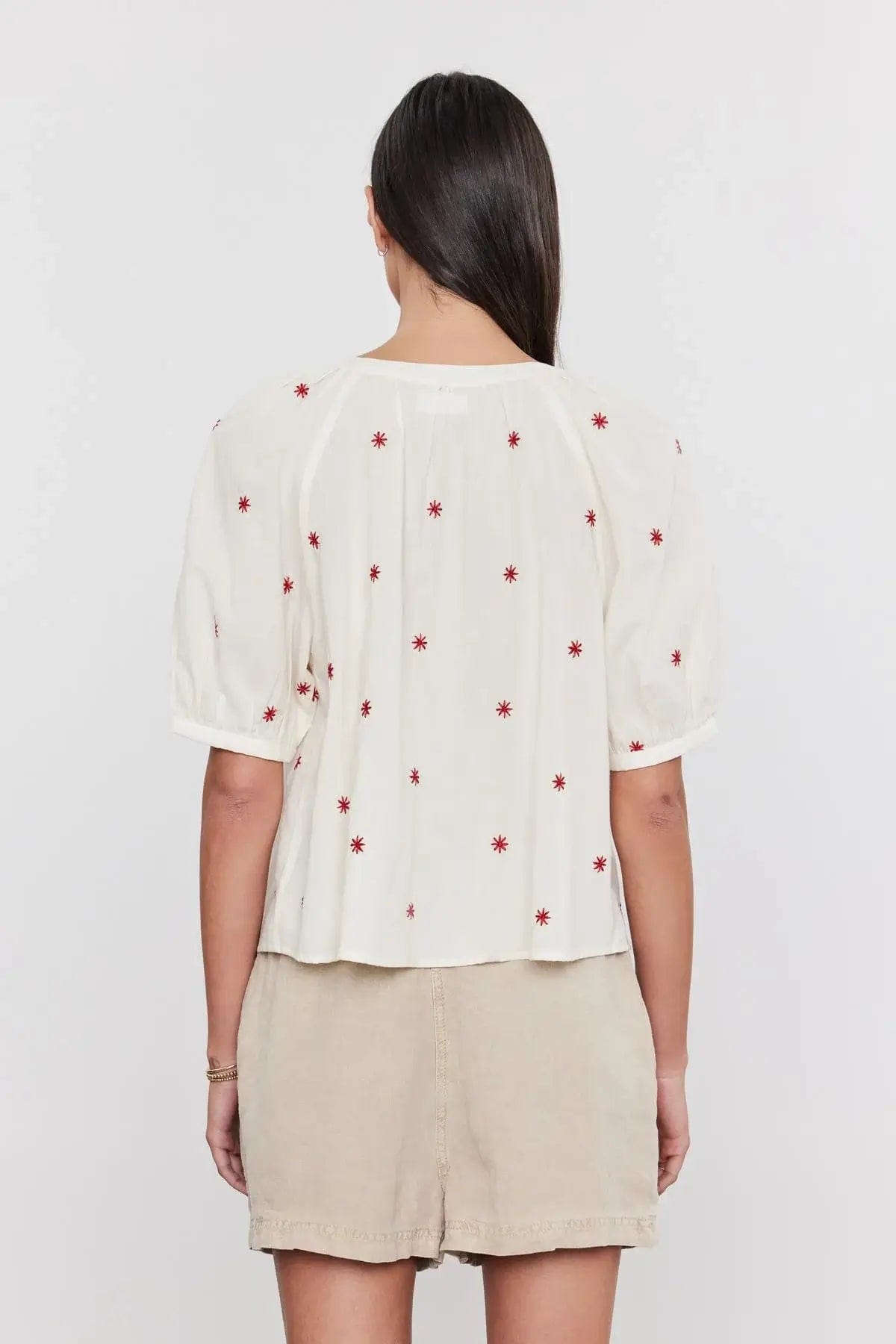 Velvet Tops Velvet - Amira top in Cream