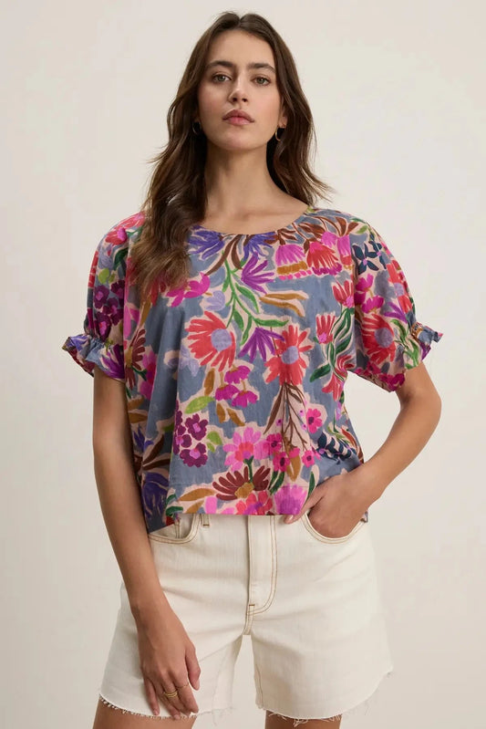 Velvet Tops Velvet - Delilah top in Tahiti
