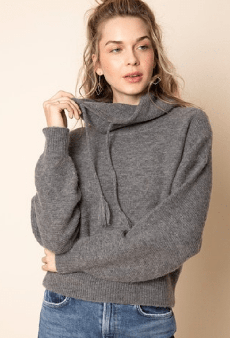 27 Miles Malibu Pearl Sweater in Steel | Basicality on Sale