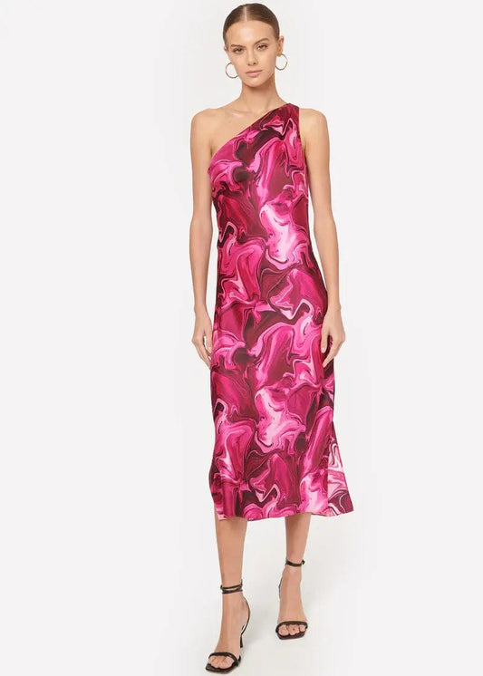 CAMI NYC dresses CAMI NYC - Anges dress in Hyperpink Swirl