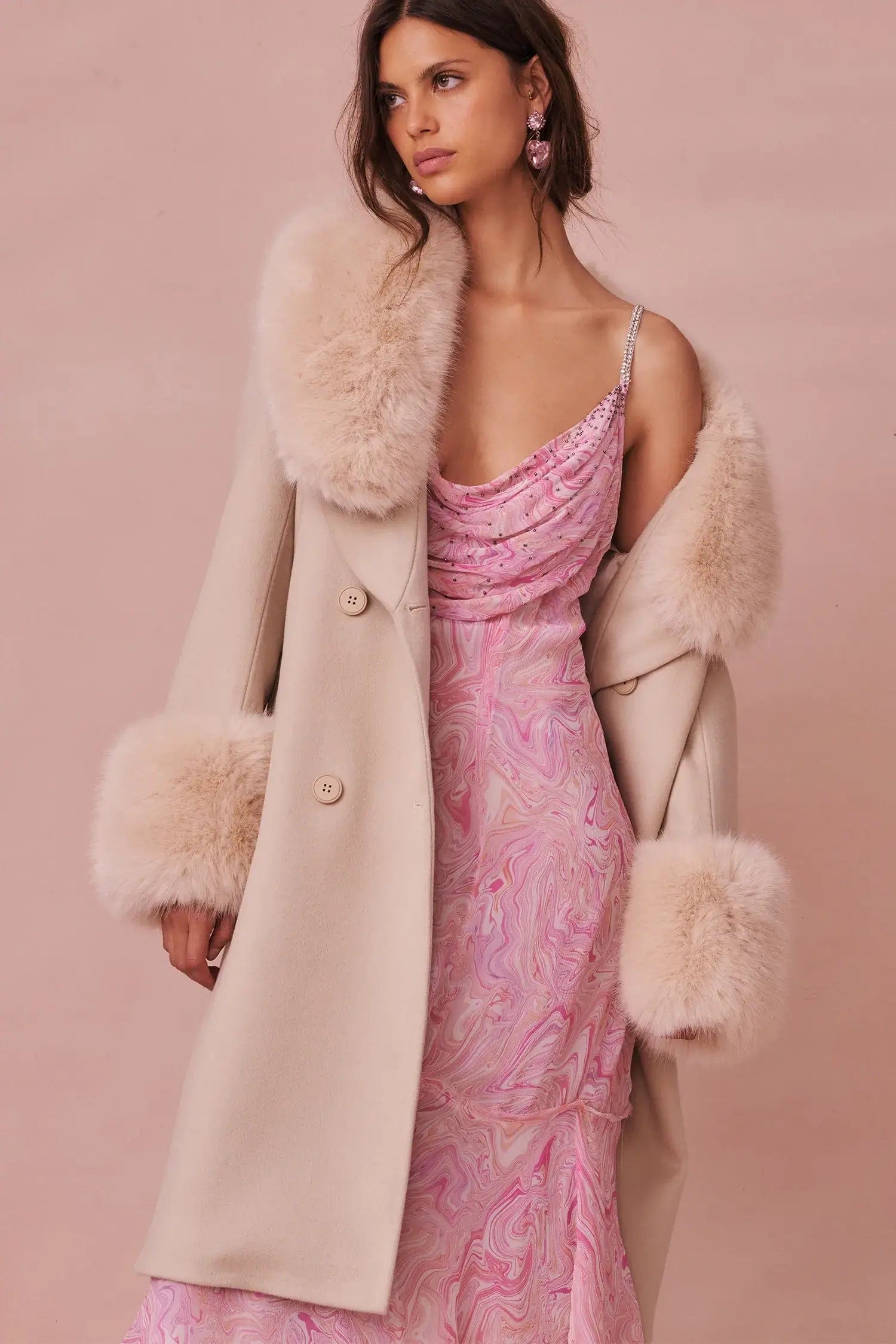 Love Shack Fancy - Cookie Midi dress in Pink Kiss - women's dress –  Basicality