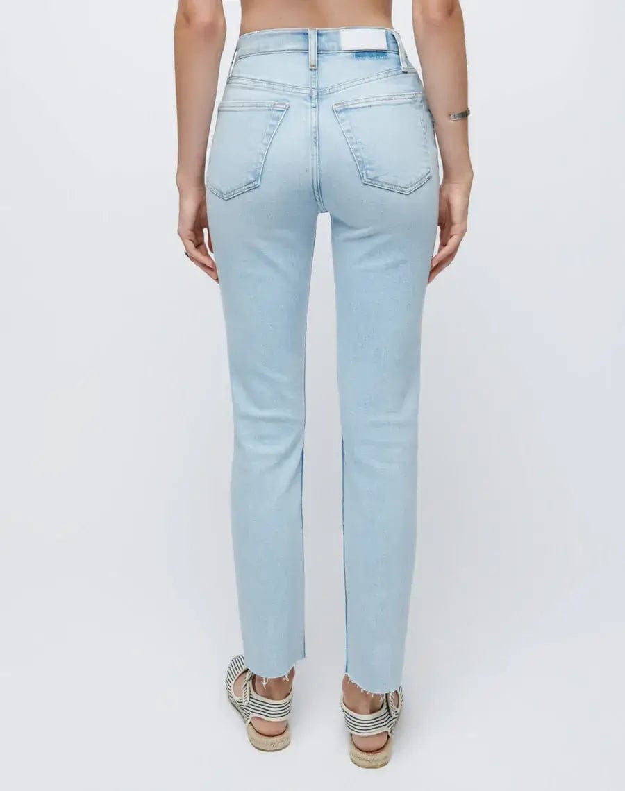 RE/DONE Jeans RE/DONE Comfort Stretch High Rise Ankle Crop in Calm Waters