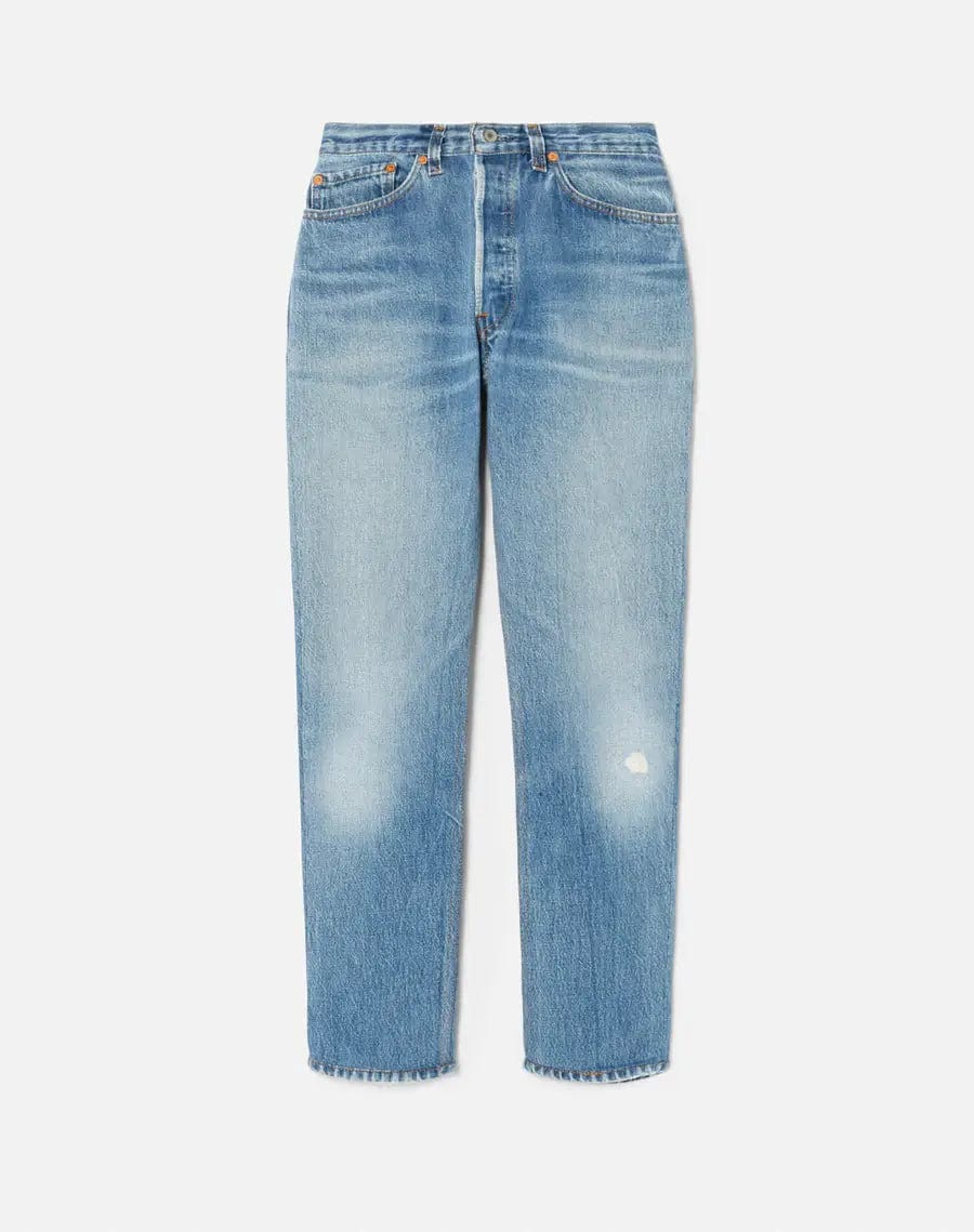 RE/DONE Jeans RE/DONE High Rise Ankle Crop in Indigo