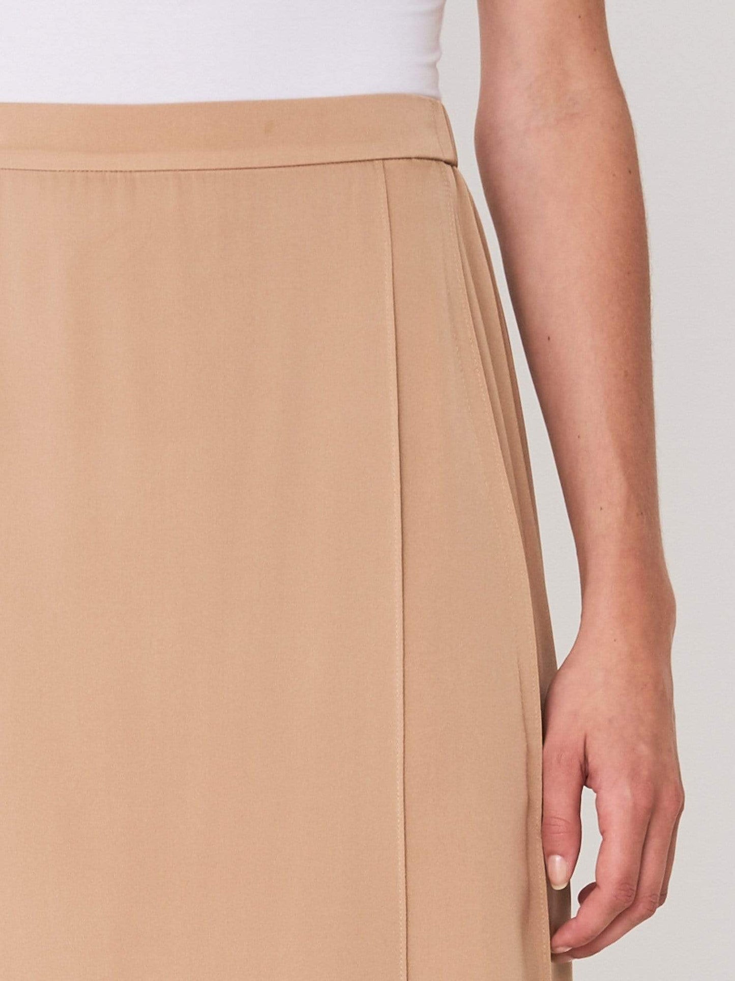 Repeat Cashmere Skirts 36 Repeat Cashmere silk skirt layered in Powder color