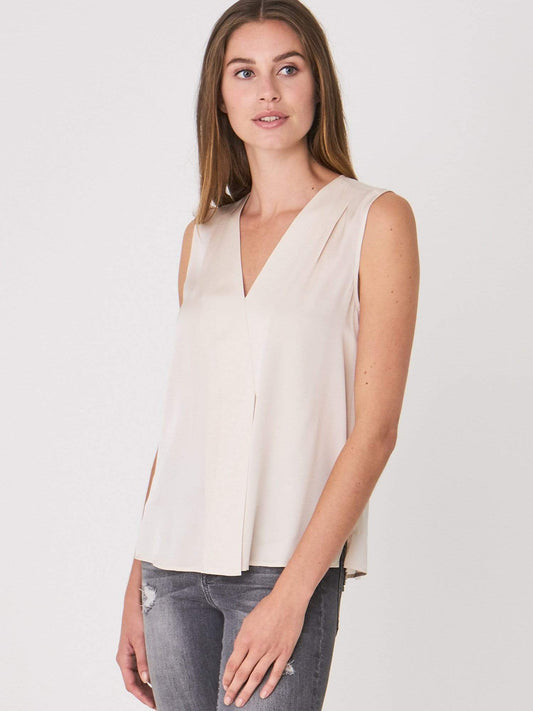 silk beige tank