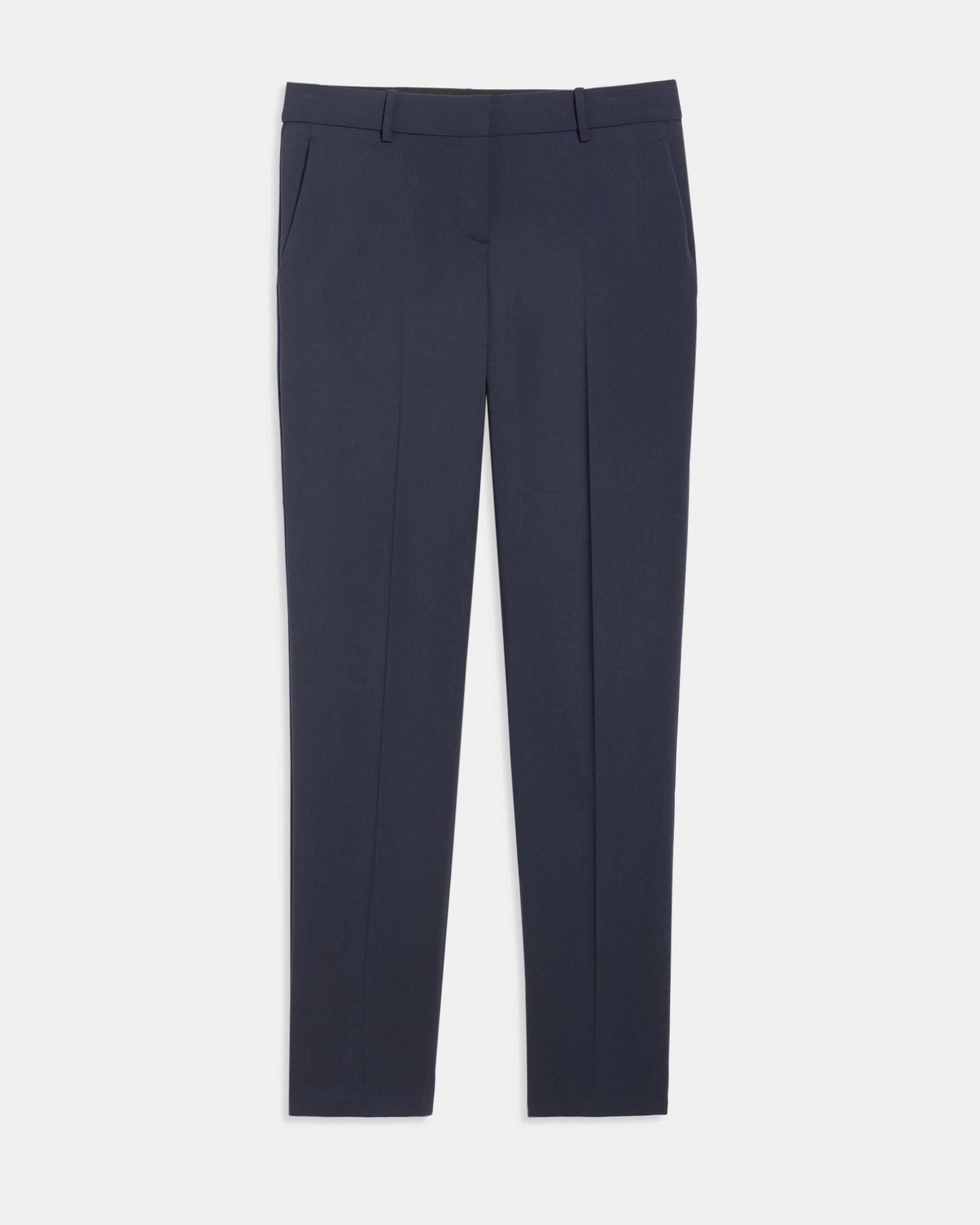Theory Crop Pant Eco  in Pop Navy