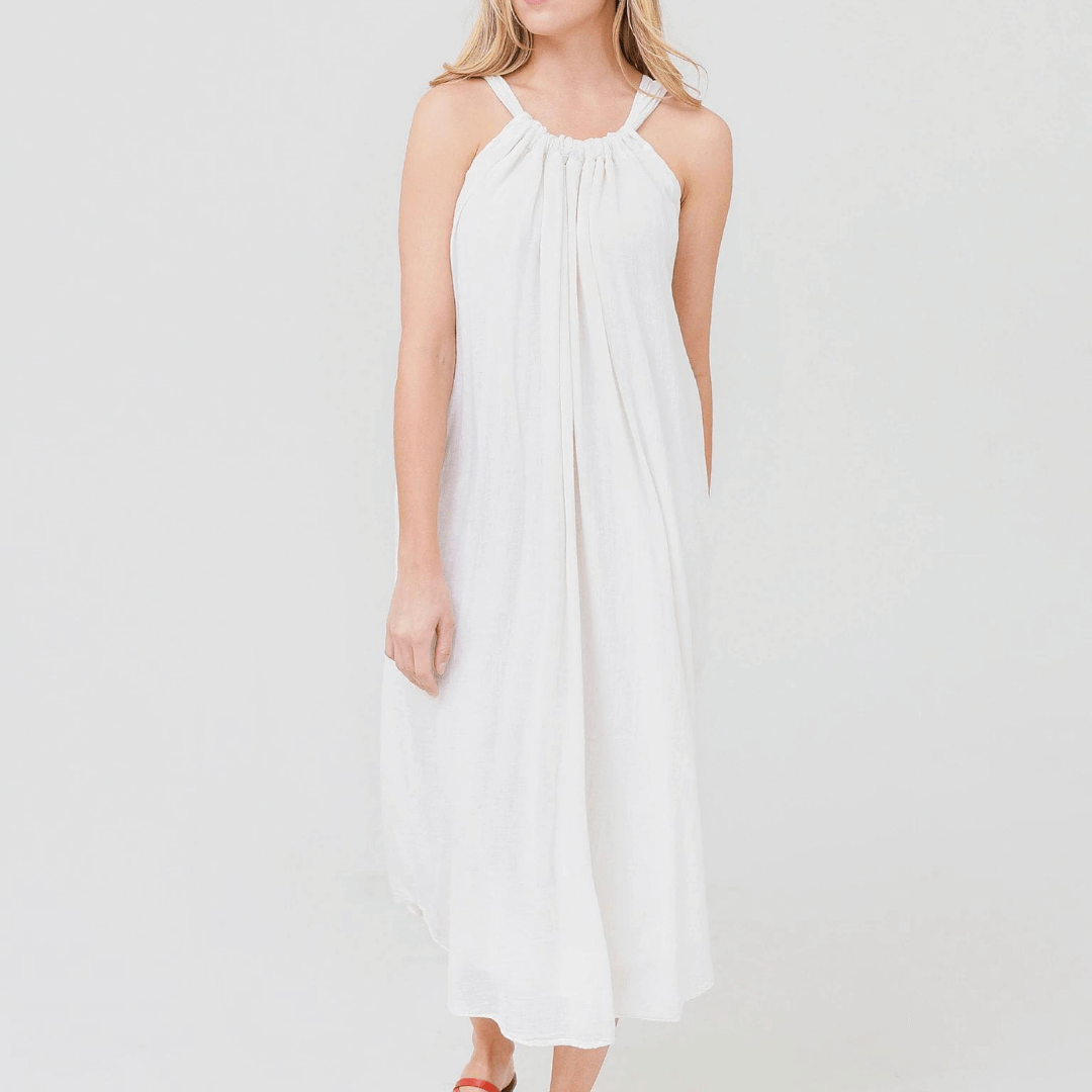 Velvet Dresses Velvet Reese dress in White
