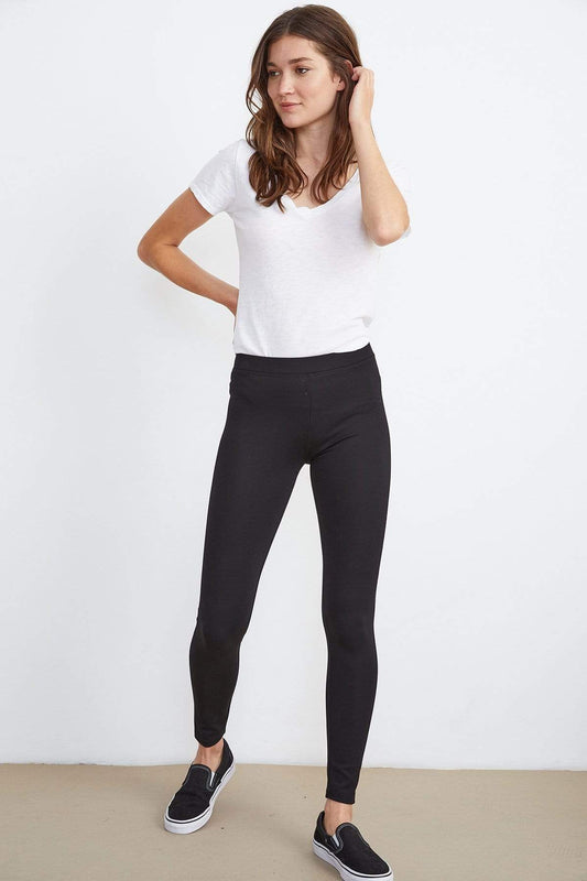 Velvet Pants Velvet Jillette Leggings in Black