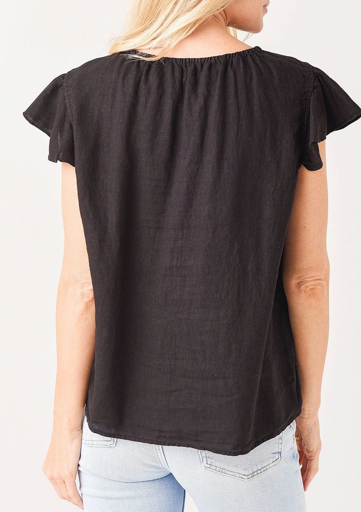 Velvet Tees Velvet Irene top in black